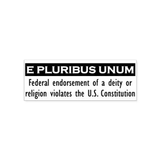Auto Entintado E Carimbo UNUM PLURIBUS - Preto/Médio