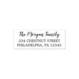 Auto Entintado Endereço de devolução carimbo