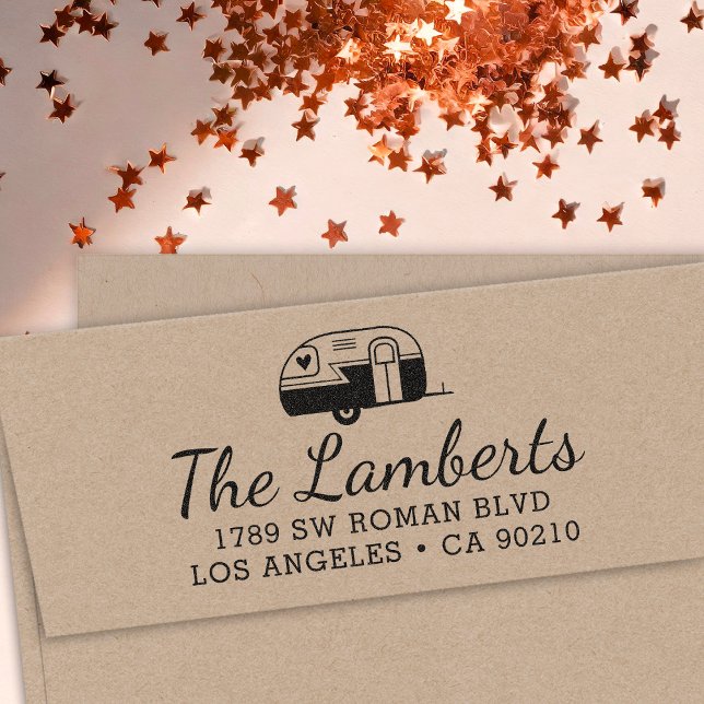 Auto Entintado Endereço de Devolução Carimbo de Apagamento Presen (Criador carregado)