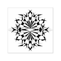 estrutura complexa Carimbo de 1,5" x 1,5"