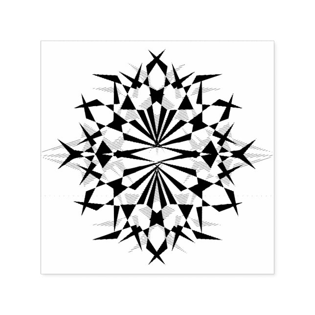 Auto Entintado estrutura complexa Carimbo de 1,5" x 1,5" (Design)