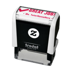 Auto Entintado "GRANDE TRABALHO!" Carimbo de borracha do feedback