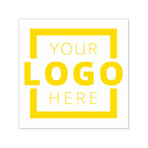 Logotipo comercial personalizado Carimbo de borrac