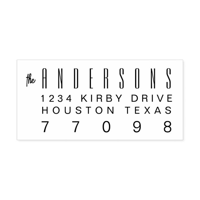 Auto Entintado Modelo de Carimbo Personalizável de 2,9 x 1,2" (Design)