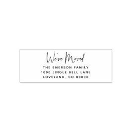 Auto Entintado Movimentamos o Carimbo de Endereço de Devolução