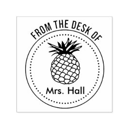 AUTO ENTINTADO PINEAPPLE DO CARIMBO DE PROFESSORES