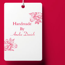 Rosa de Vintage feito à mão por carimbo de autoimp