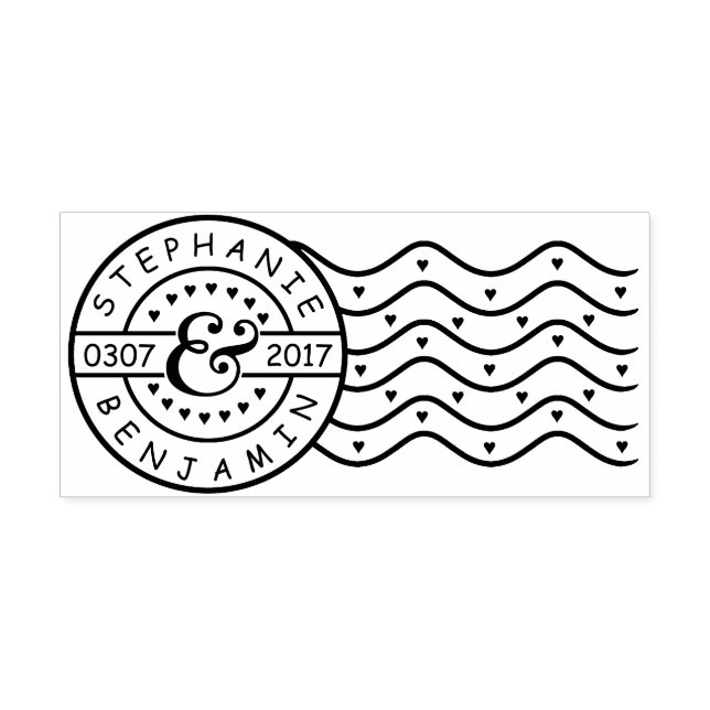 Auto Entintado Salva o carimbo postal de data e-mail | Adicionar  (Design)