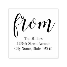 Auto Entintado Simplesmente Do Carimbo De Borracha Personalizado