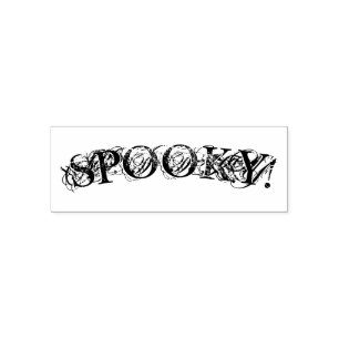 Auto Entintado SPOOKY! " Carimbo de Autosincronia do Halloween