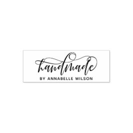 Auto Entintado Tipografia Moderna Feita À Mão Por Carimbo