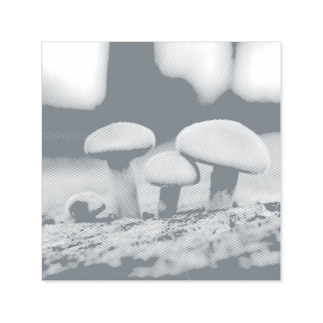 Auto Entintado Toadstools Pequeno Carimbo de Autodigitação de Mac (Design)