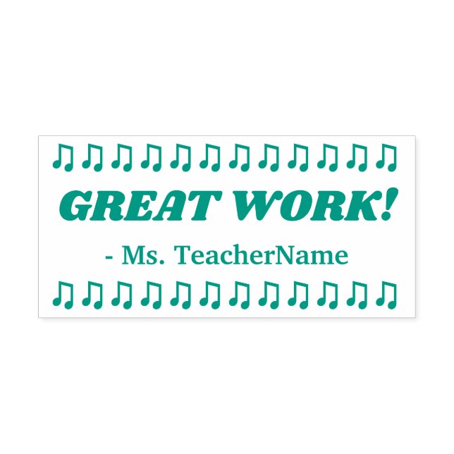 Auto Entintado "TRABALHO EXCELENTE!" Carimbo de Borracha de Marca (Design)