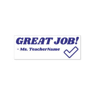 Auto Entintado "TRABALHO EXCELENTE!" + Carimbo de borracha do pro