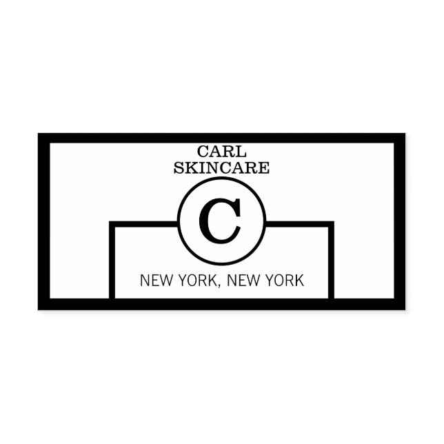 Auto Entintado Trendty Beauty Salon Mono - Carimbo de Borracha Au (Design)