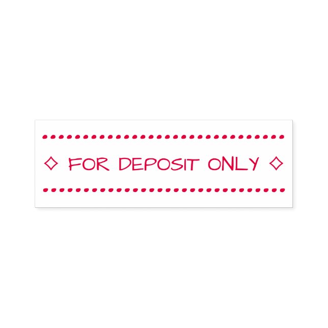 Auto Entintado Verifique o carimbo de borracha de endosso restrit (Design)