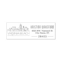 Virginia Beach | Carimbo de autoimpressão de ender