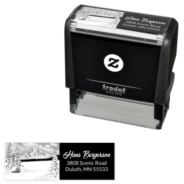 Auto Entintado Wonder De Inverno Com Carimbo De Autotinta De Ende (In Situ)