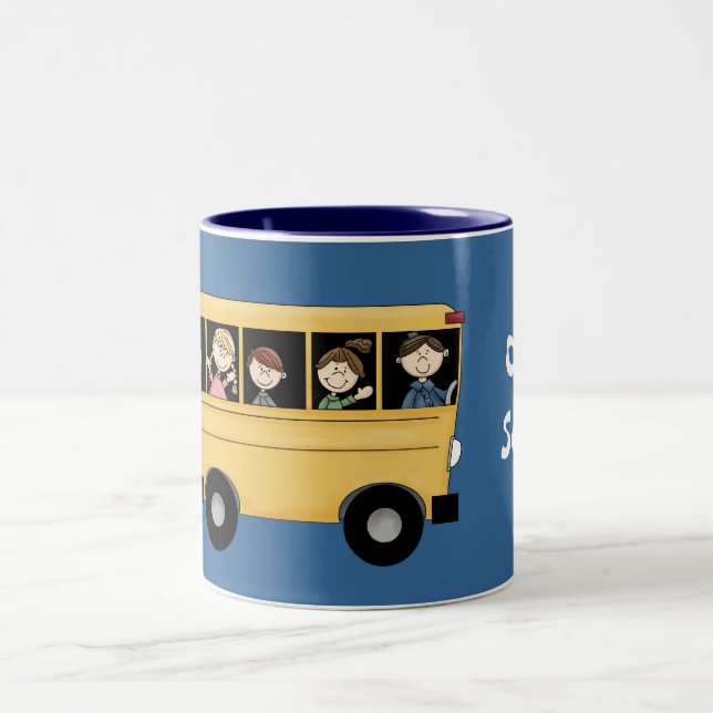 Auto escolar com a caneca customizável do (Centro)