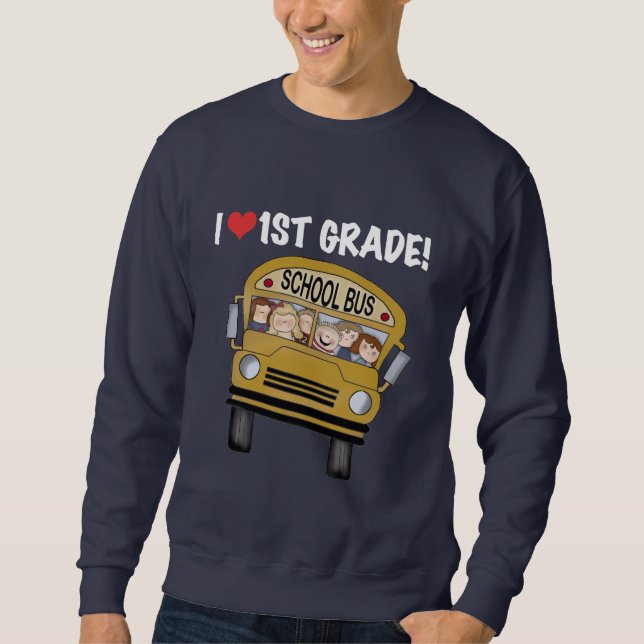 Auto escolar eu amo o ø camiseta da obscuridade da (Frente)