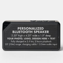 Auto-falante Bluetooth personalizado