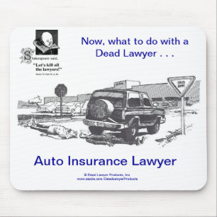 Auto seguro inoperante Mousepad de Lawyer™