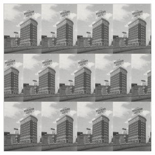 Auto tecido ocidental da foto da construção