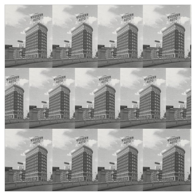 Auto tecido ocidental da foto da construção (Modelo)