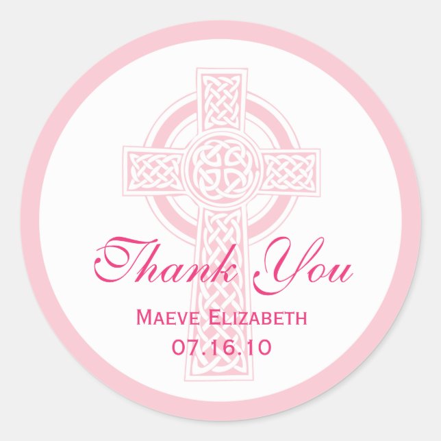 Autocolante, Chá ou primeiro adesivo de comunhão (Frente)