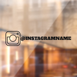 Autocolante da janela do Carro de Mídia Social do 