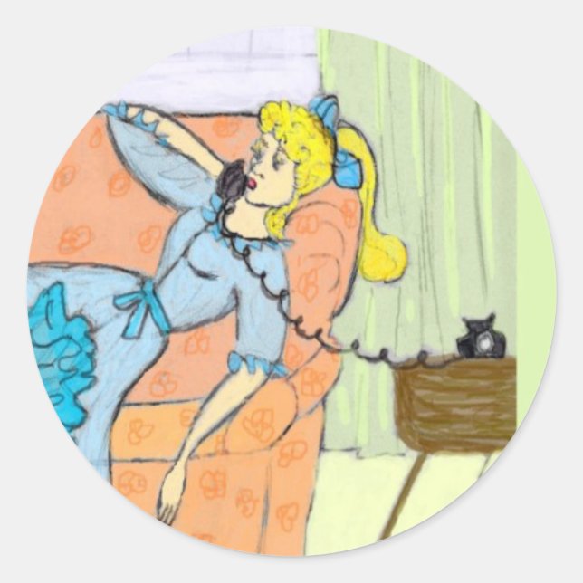 Autodama retrátil do adesivo no telefone celular (Frente)