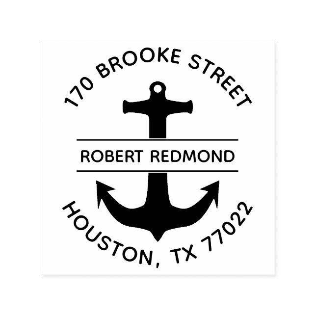 Autodigitação do Carimbo do Carimbo de Retorno Red (Design)