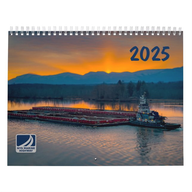 Autoestrada Marinha NYS - Tugs no Calendário de Tr (Capa)