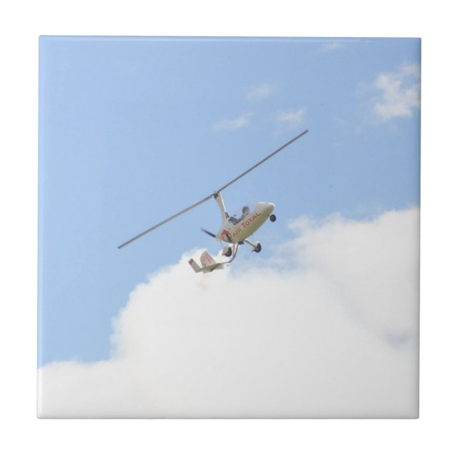 Autogyro em voo (Frente)