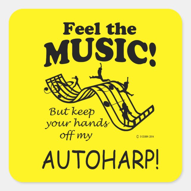 Autoharp Sente O Adesivo Da Praça da Música (Frente)