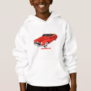 Automóvel clássico vermelho 1948