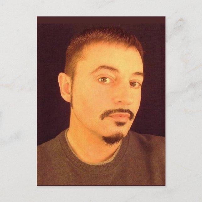 Autorretrato aos meus 53 1/2 anos Cartão postal (Frente)