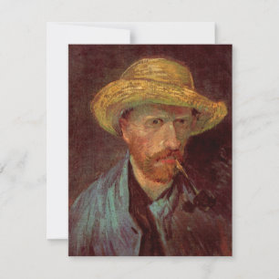 Autorretrato de Van Gogh com Chapéu de Palha e Cac