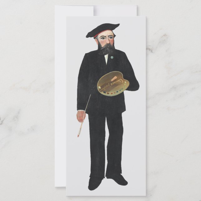 Autorretrato Paisagem 1890, Henri Rousseau (Frente)