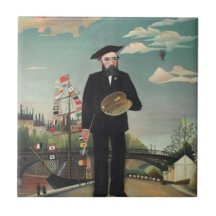 Autorretrato Paisagem 1890, Henri Rousseau