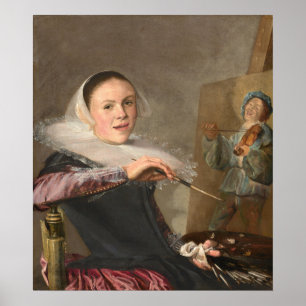 Autorretrato - Poster Judith Leyster Fine Art