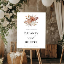 Autum Rustic Floral, Casamento outono bem-vindo