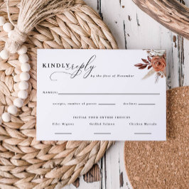 Autum Rustic Floral, Escolha de Comida de Resposta