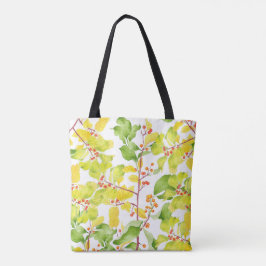 Autumn Berries em uma bolsa de Tote All-Over-Impre