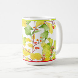 Autumn Berries sobre uma Caneca Clássica