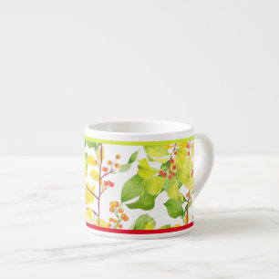 Autumn Berries sobre uma Caneca Espresso