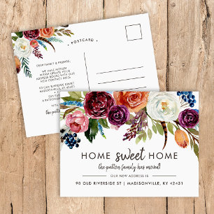 Autumn Boho Blooms Novo Endereço Anúncio em Movime