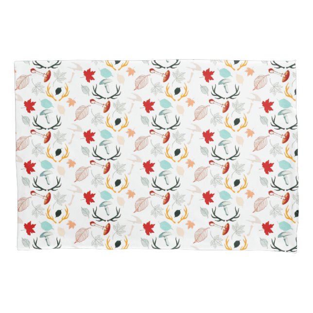 Autumn Boho Deixa Cair Na Floresta De Aquarela (Frente)