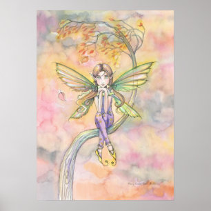 Autumn Challing Fairy Poster