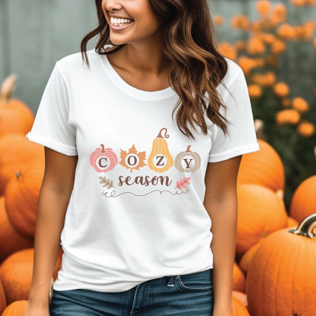 Autumn Cozy Season T-Shirt (Criador carregado)